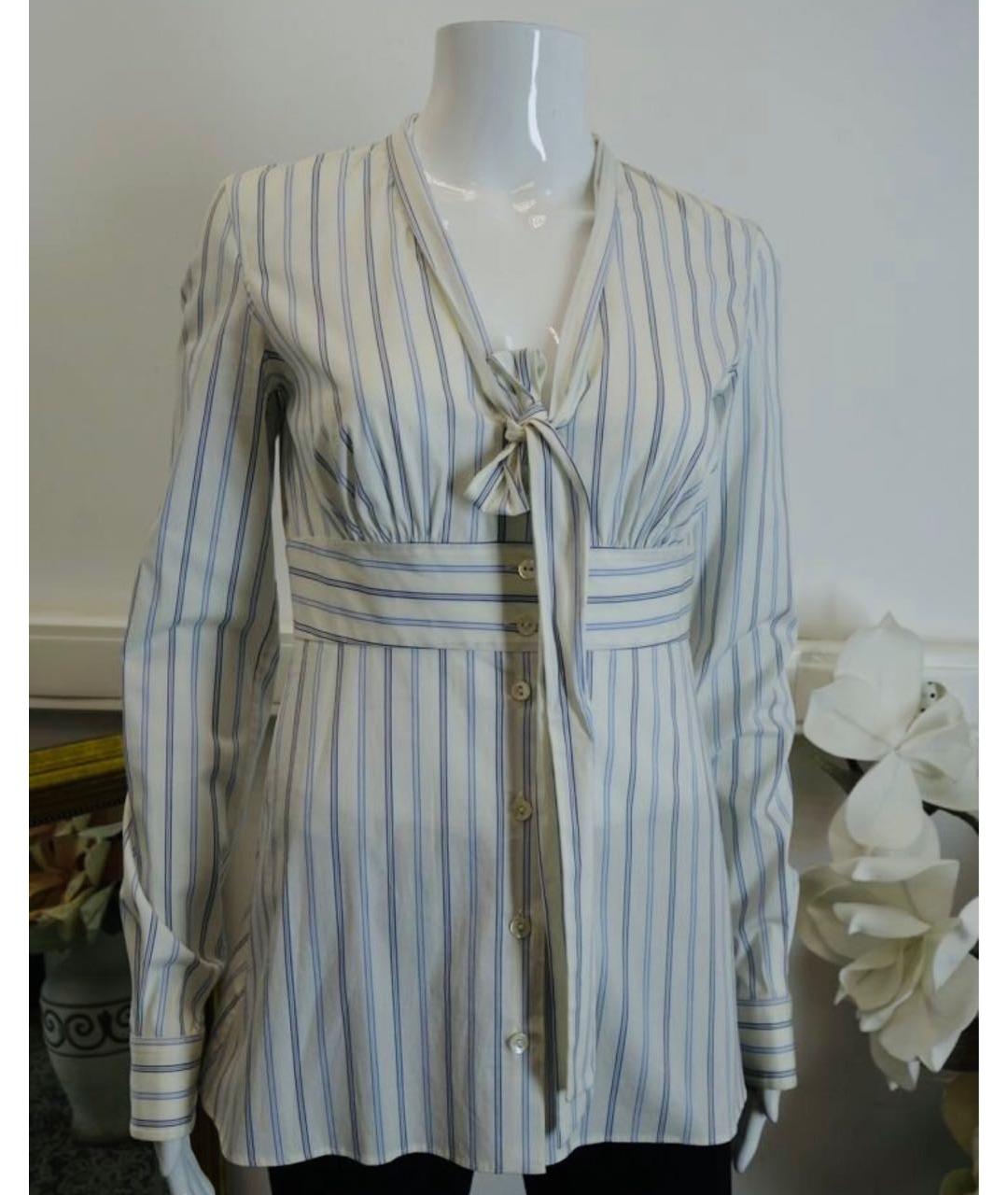 DOLCE&GABBANA Белая хлопковая рубашка, фото 8