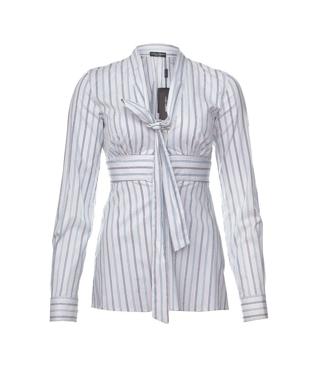 DOLCE&GABBANA Белая хлопковая рубашка, фото 1