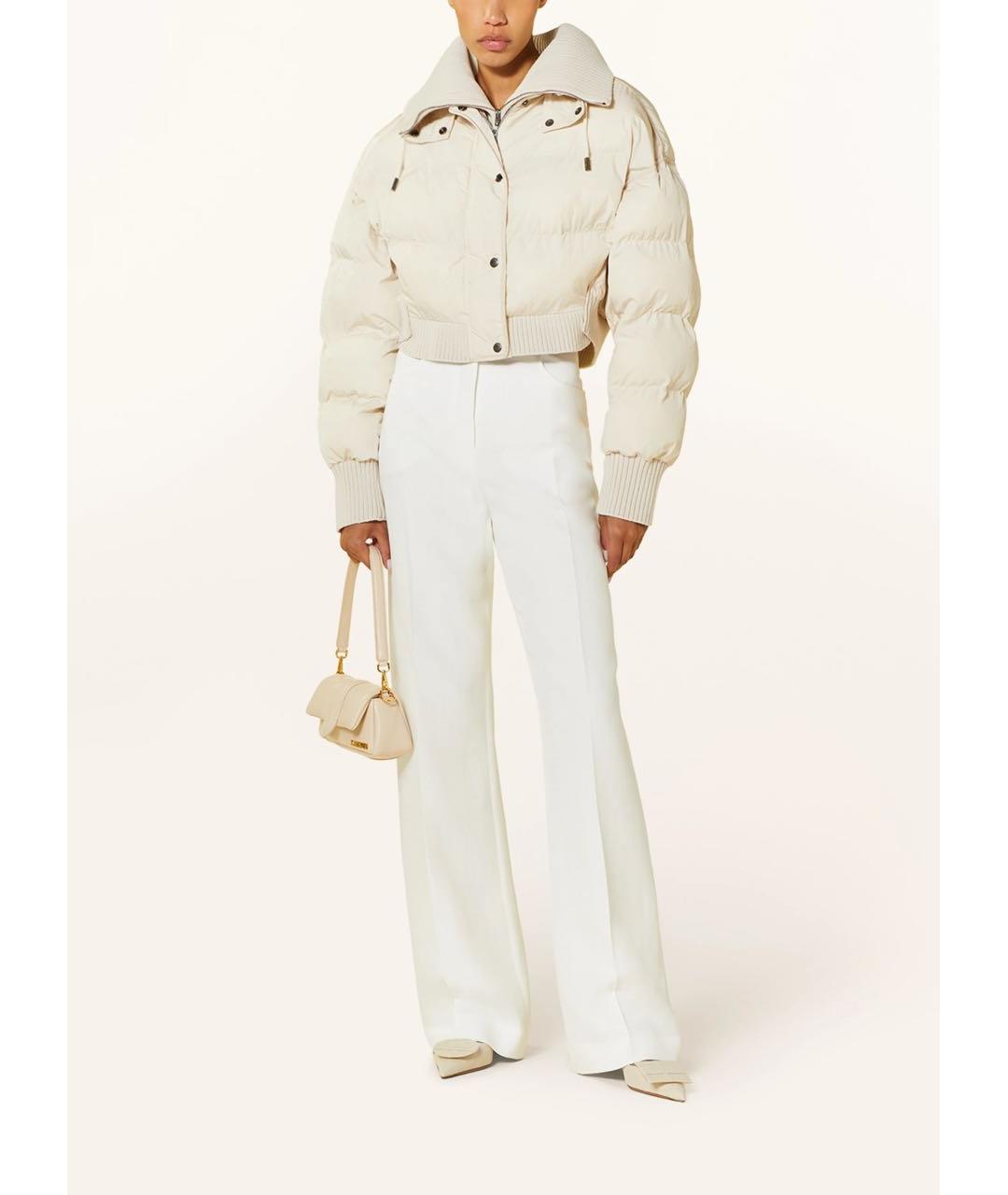 JACQUEMUS Бежевая полиэстеровая куртка, фото 3