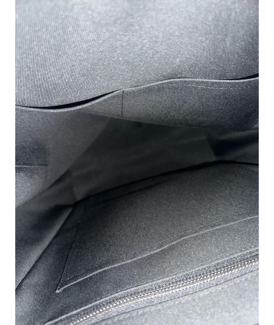 LOUIS VUITTON Серый кожаный рюкзак, фото 5