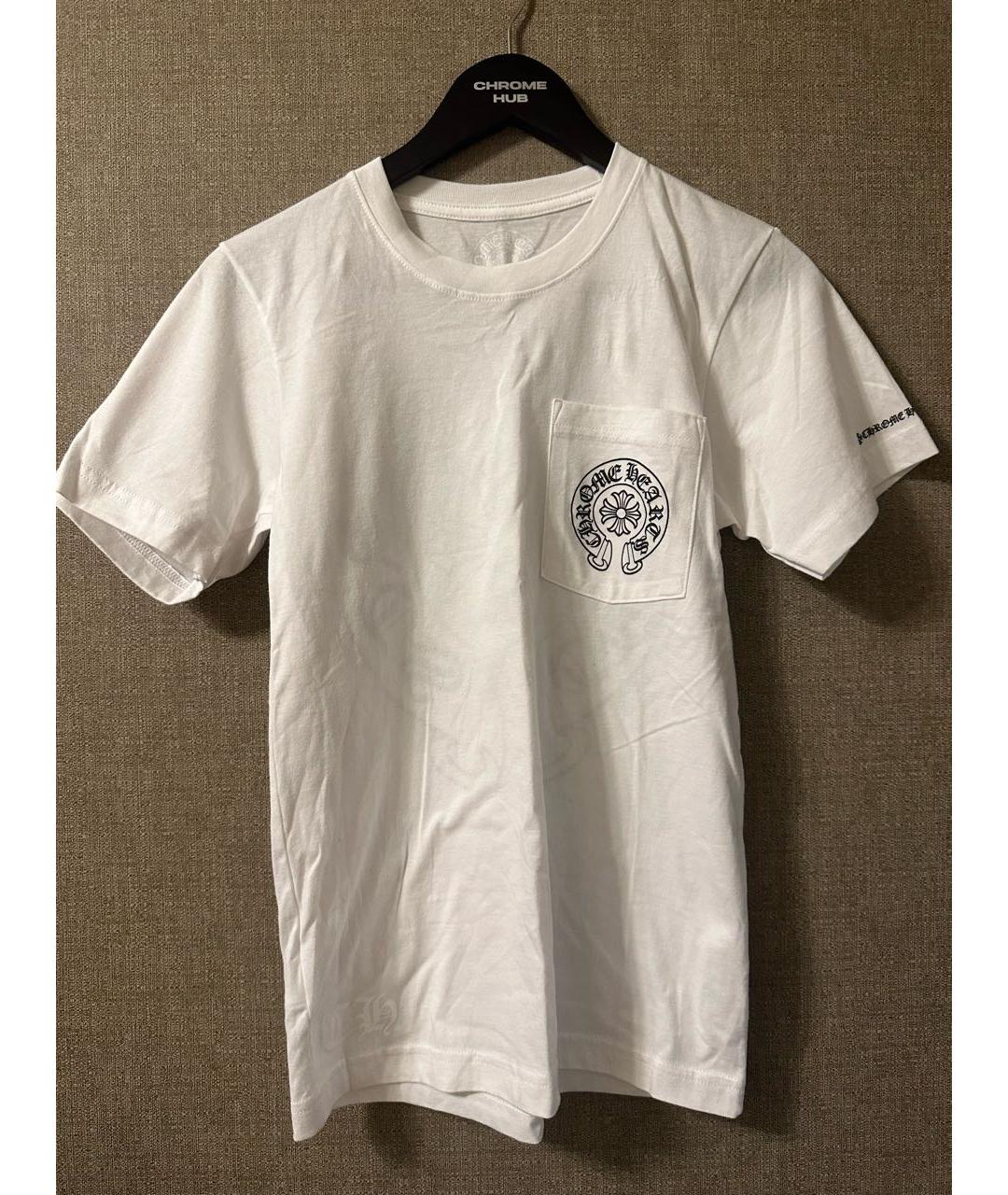 CHROME HEARTS Белая хлопковая футболка, фото 3