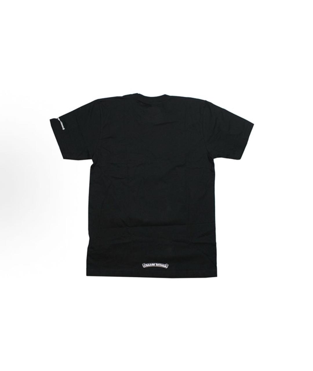 CHROME HEARTS Черная хлопковая футболка, фото 2