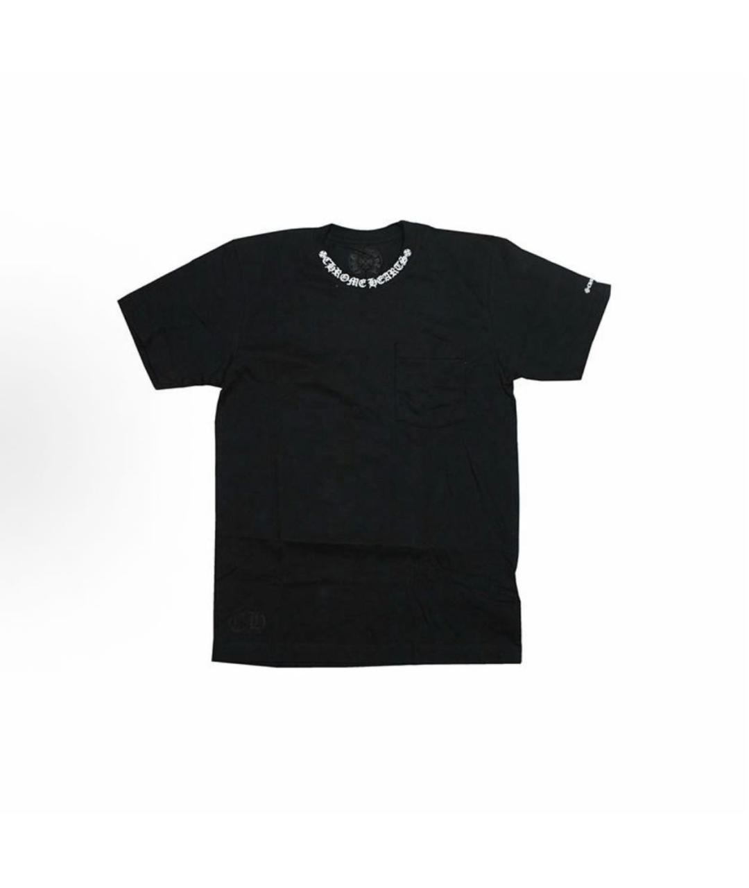 CHROME HEARTS Черная хлопковая футболка, фото 1