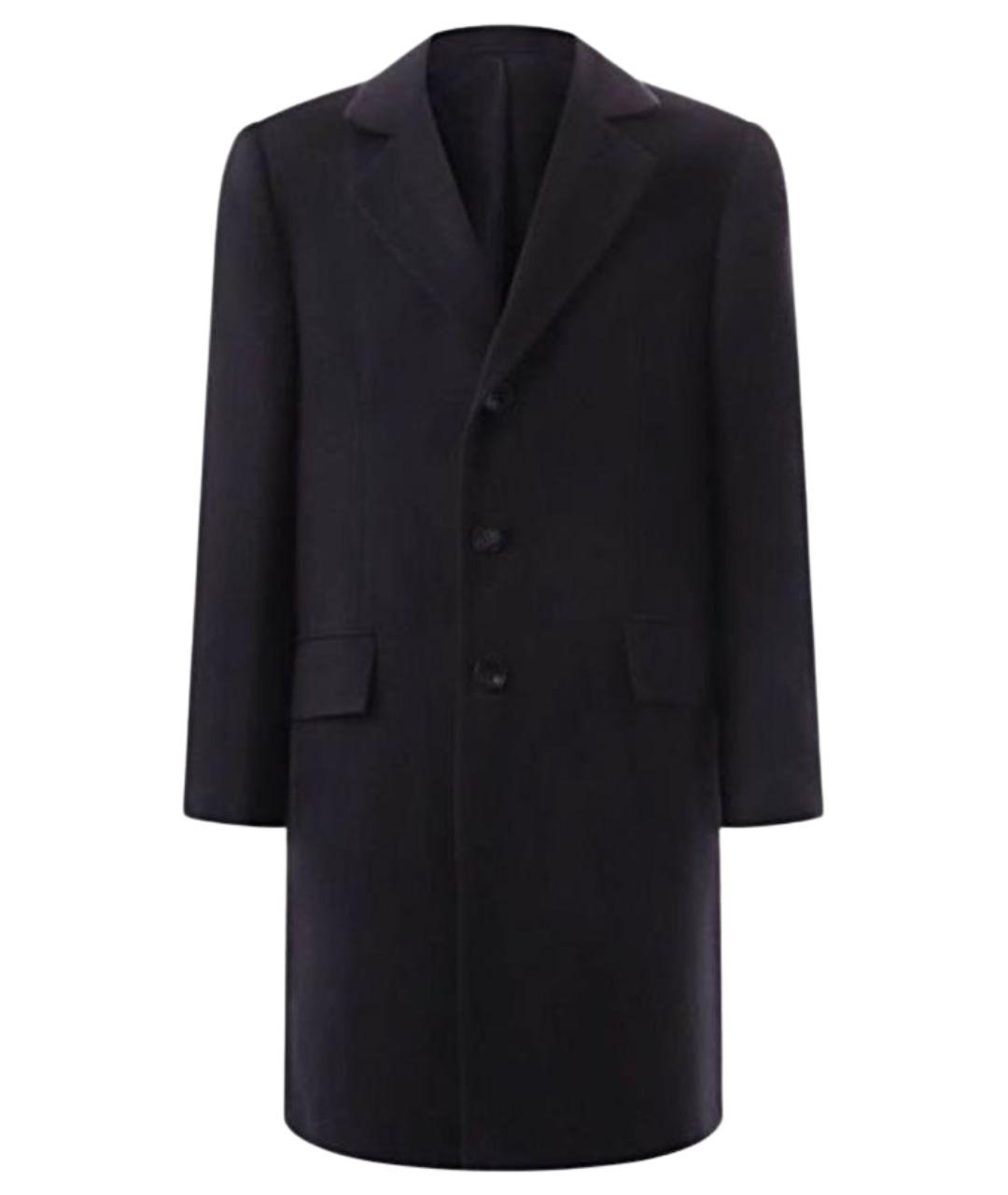 KITON Черное кашемировое пальто, фото 1
