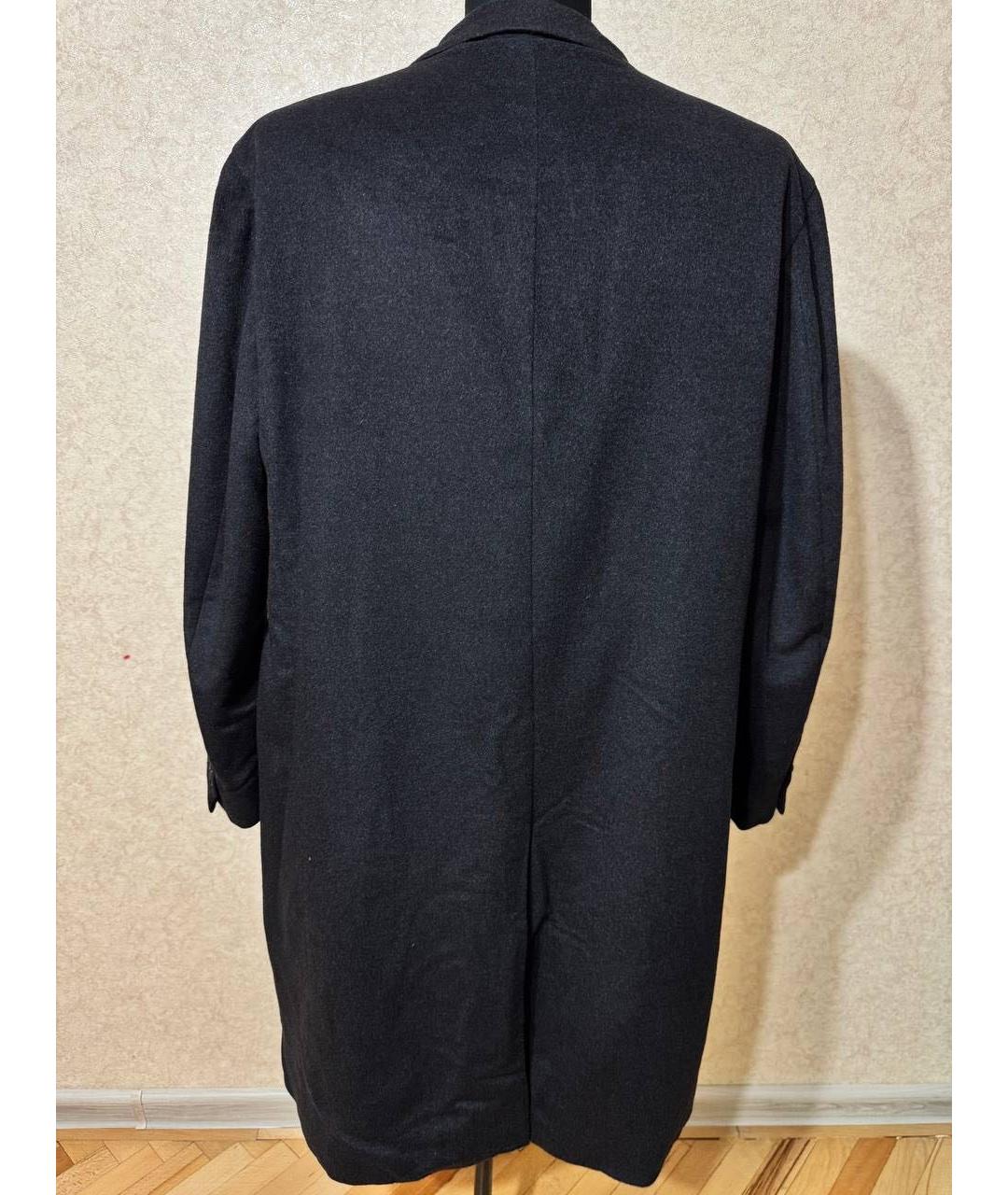KITON Черное кашемировое пальто, фото 3