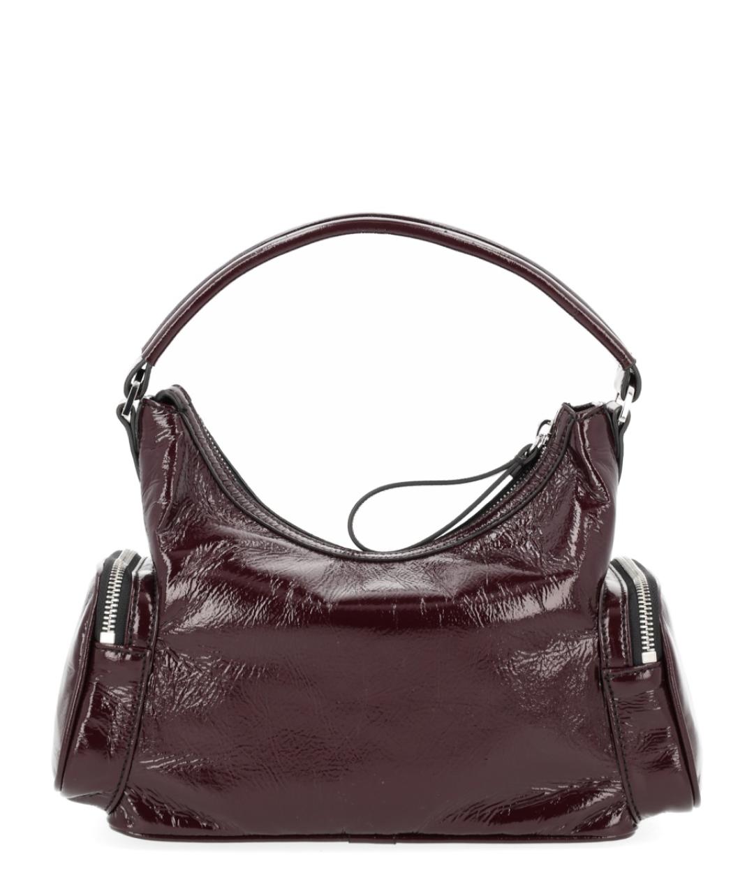 STELLA MCCARTNEY Бордовая хлопковая сумка через плечо, фото 1