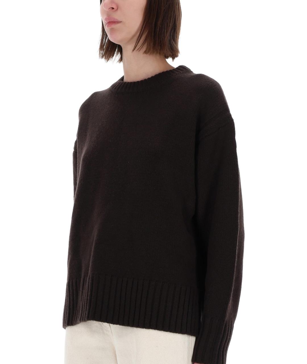 GUEST IN RESIDENCE Коричневый кашемировый джемпер / свитер, фото 4