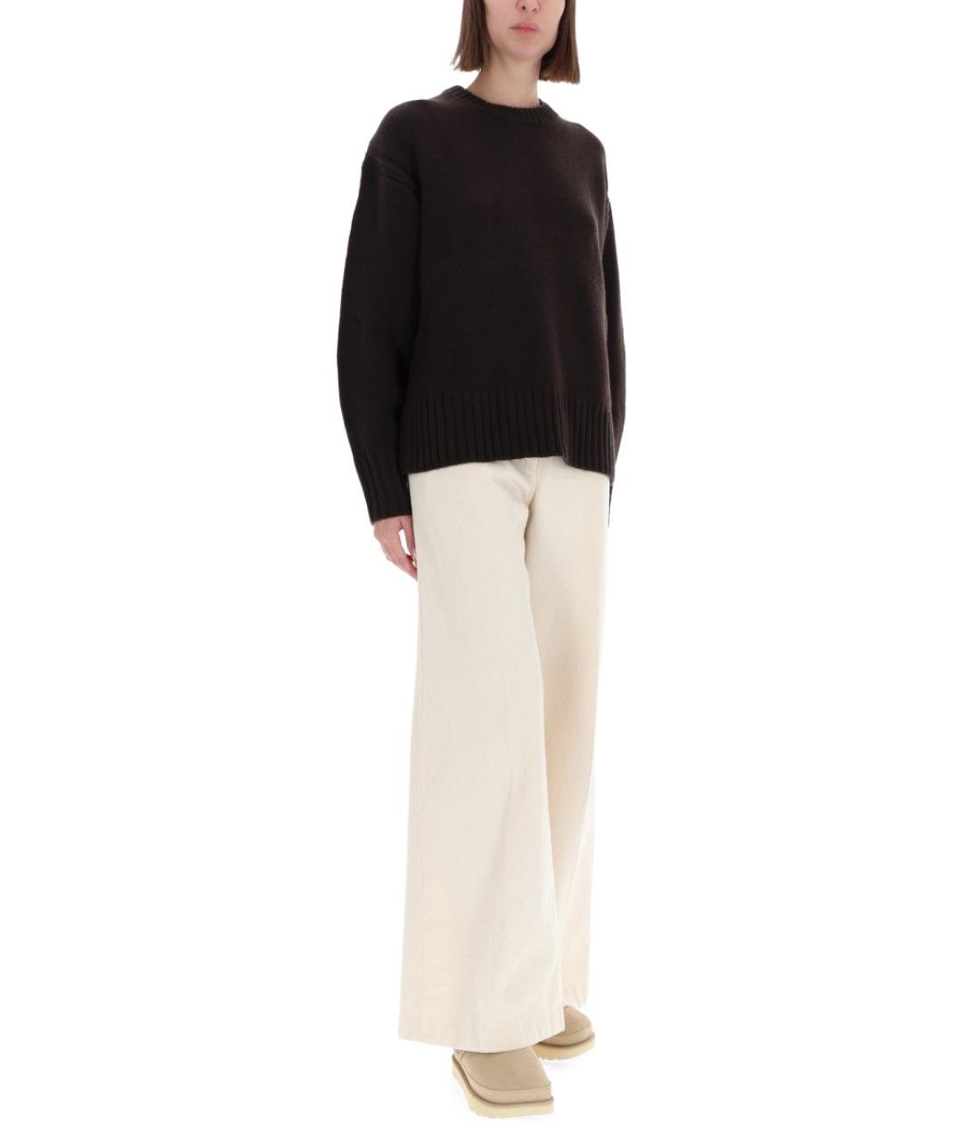 GUEST IN RESIDENCE Коричневый кашемировый джемпер / свитер, фото 2