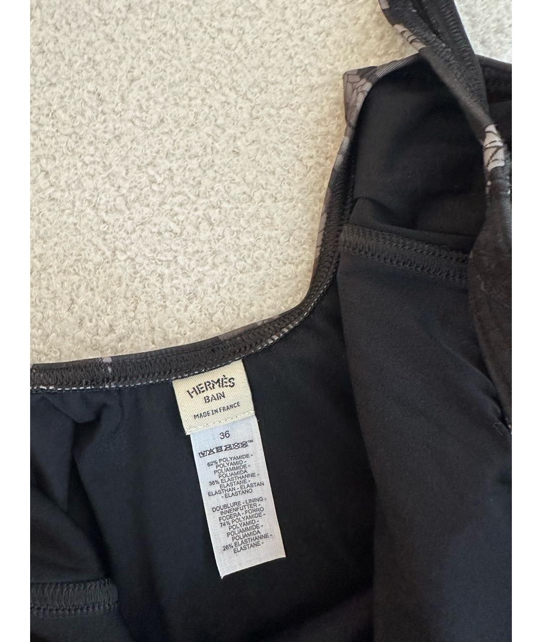 HERMES Черный купальник, фото 5