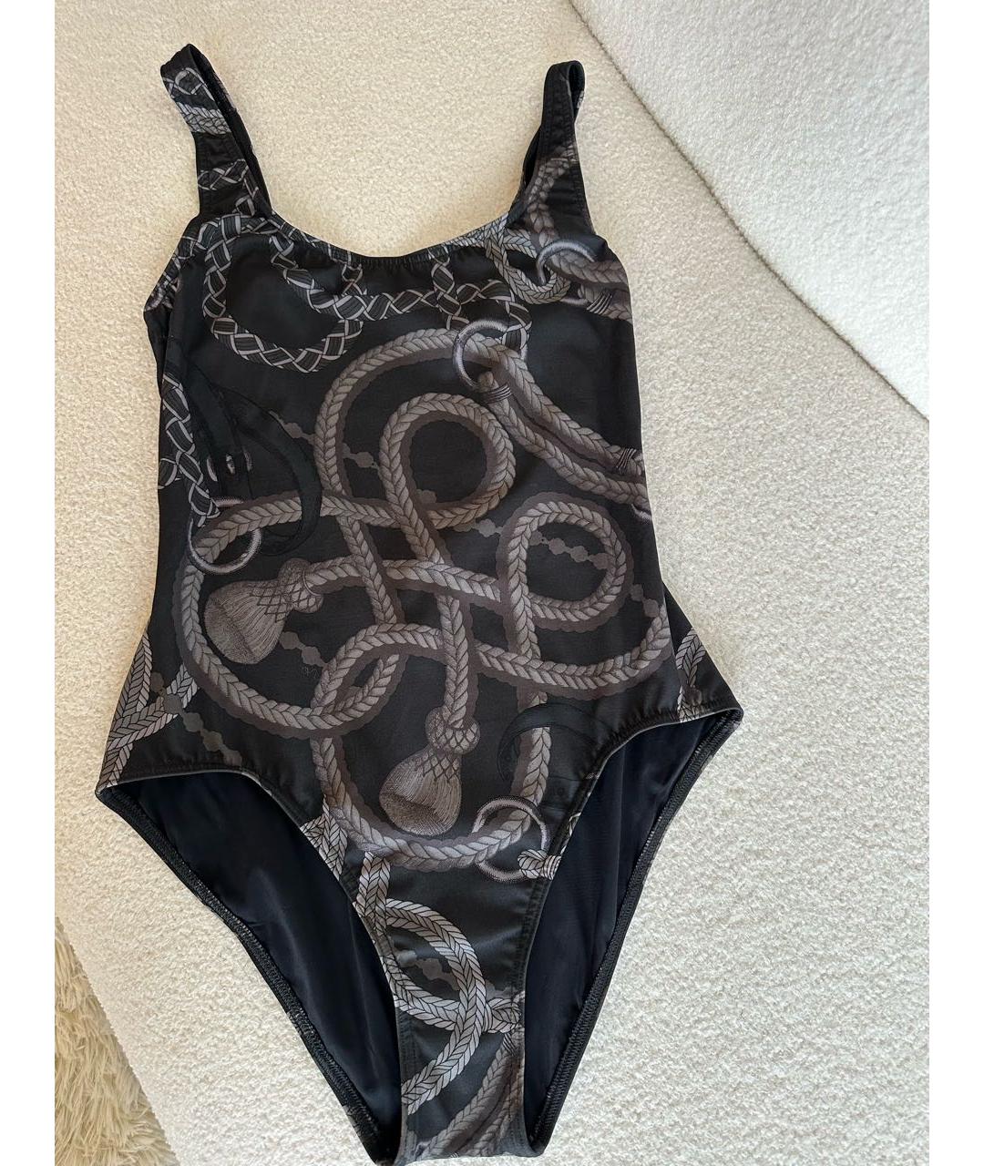 HERMES Черный купальник, фото 6