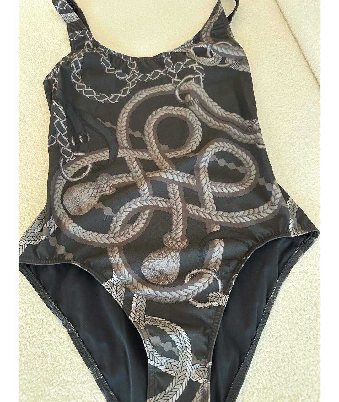 HERMES Черный купальник, фото 4