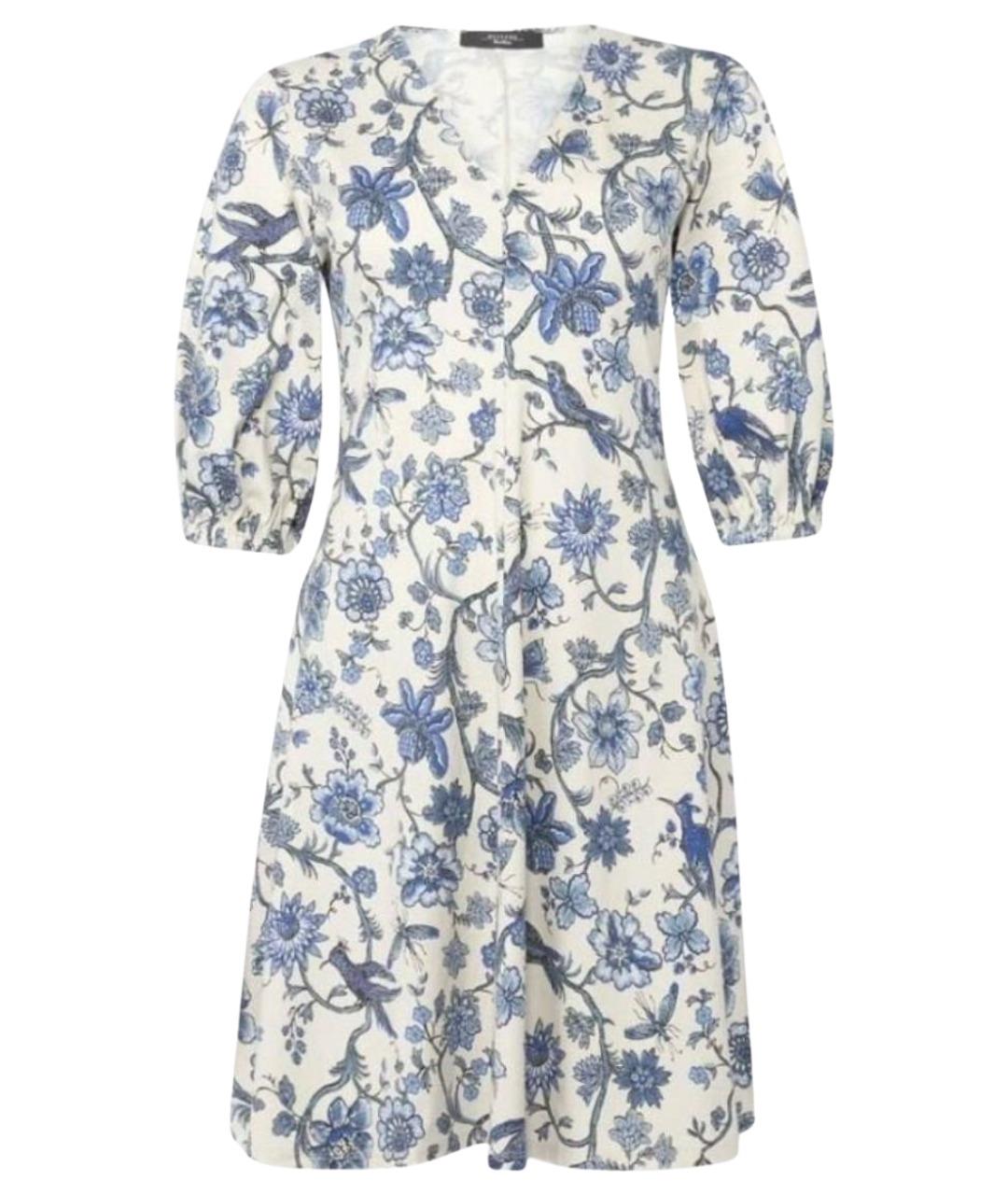 WEEKEND MAX MARA Мульти хлопковое повседневное платье, фото 1