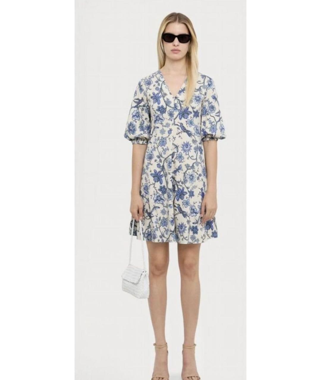 WEEKEND MAX MARA Мульти хлопковое повседневное платье, фото 3