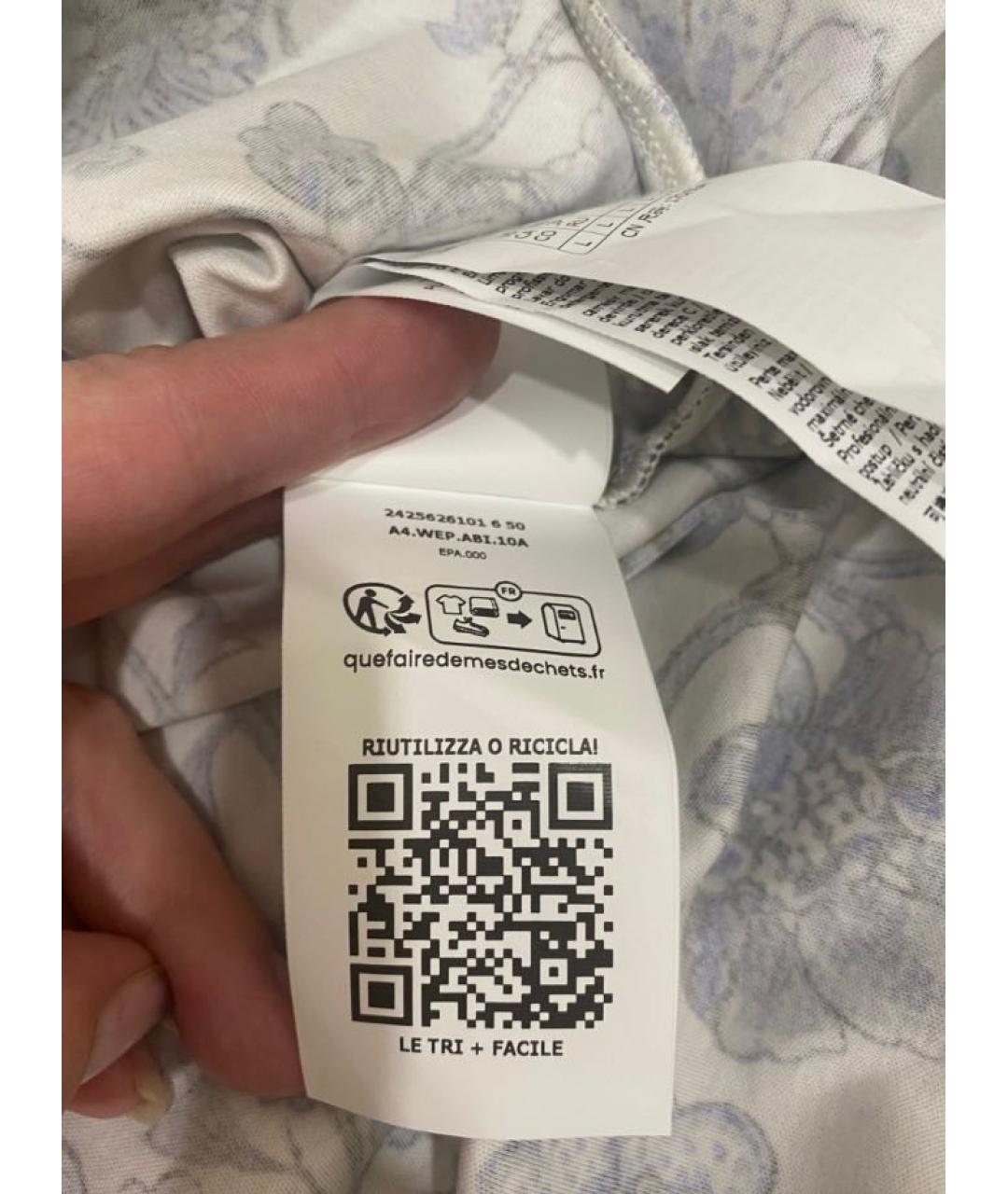 WEEKEND MAX MARA Мульти хлопковое повседневное платье, фото 6