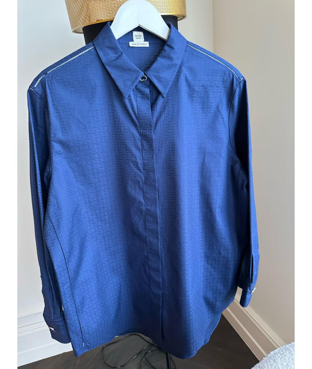 HERMES Синяя рубашка, фото 6