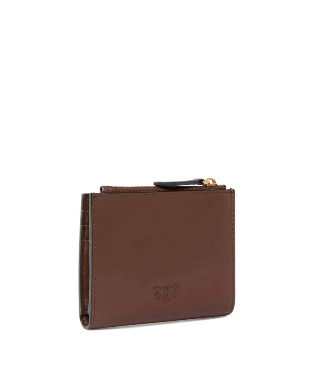 PINKO Коричневый кожаный кошелек, фото 2