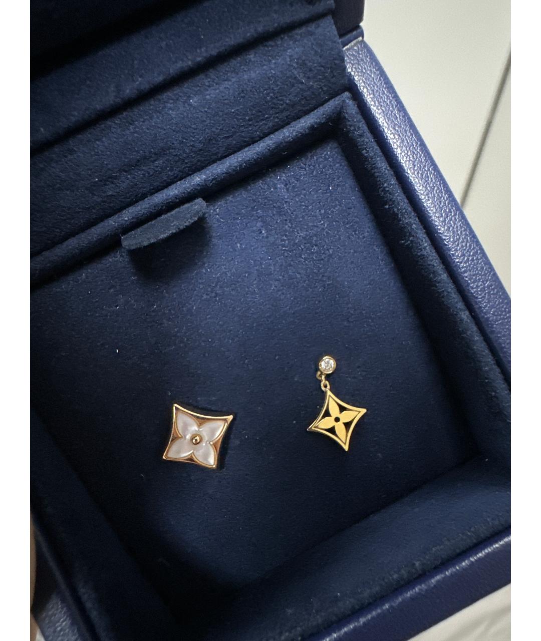 LOUIS VUITTON Золотые серьги из желтого золота, фото 4