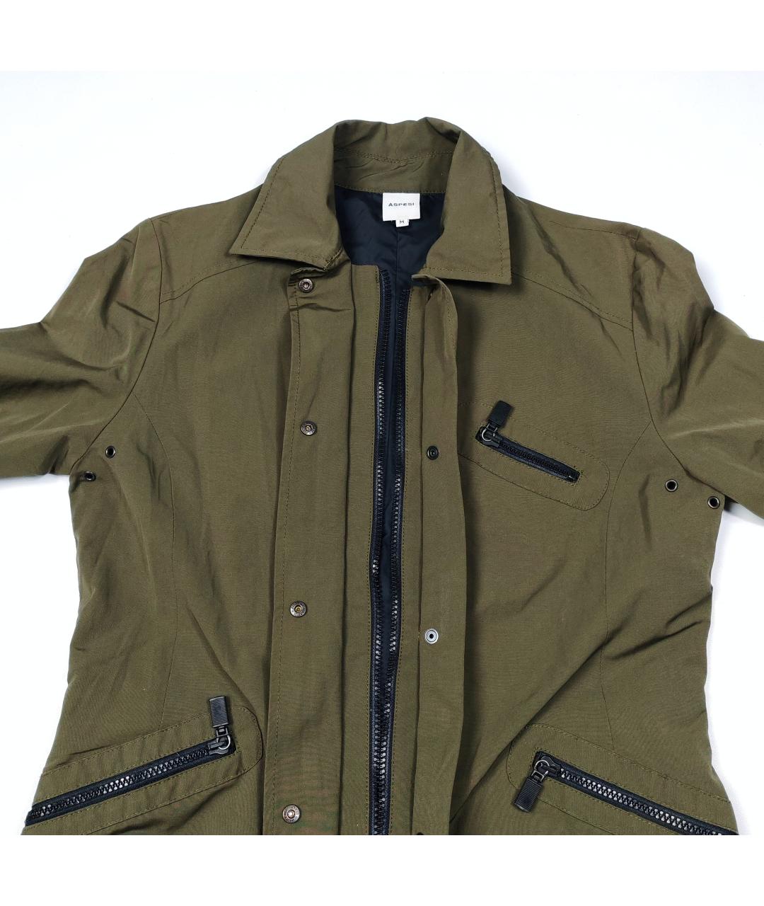 ASPESI Хаки хлопковая куртка, фото 8