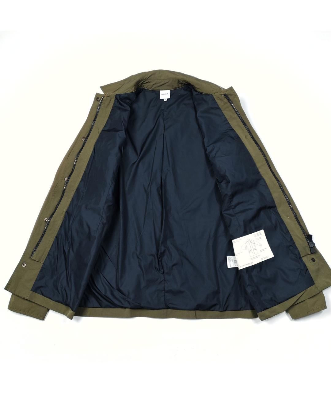 ASPESI Хаки хлопковая куртка, фото 6