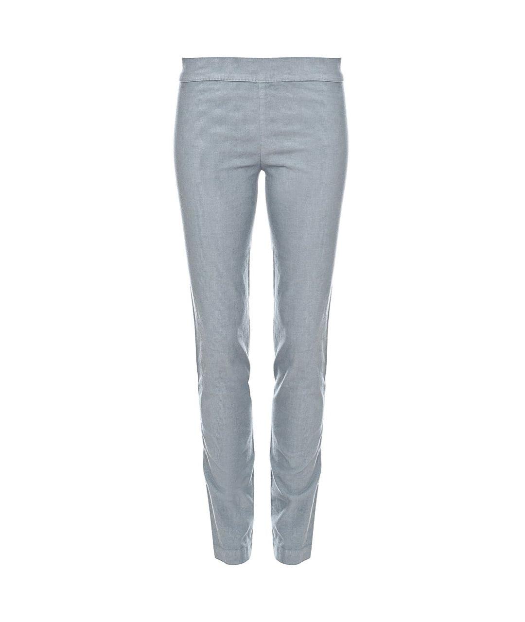 NUDE Серые хлопко-эластановые леггинсы и велосипедки, фото 1