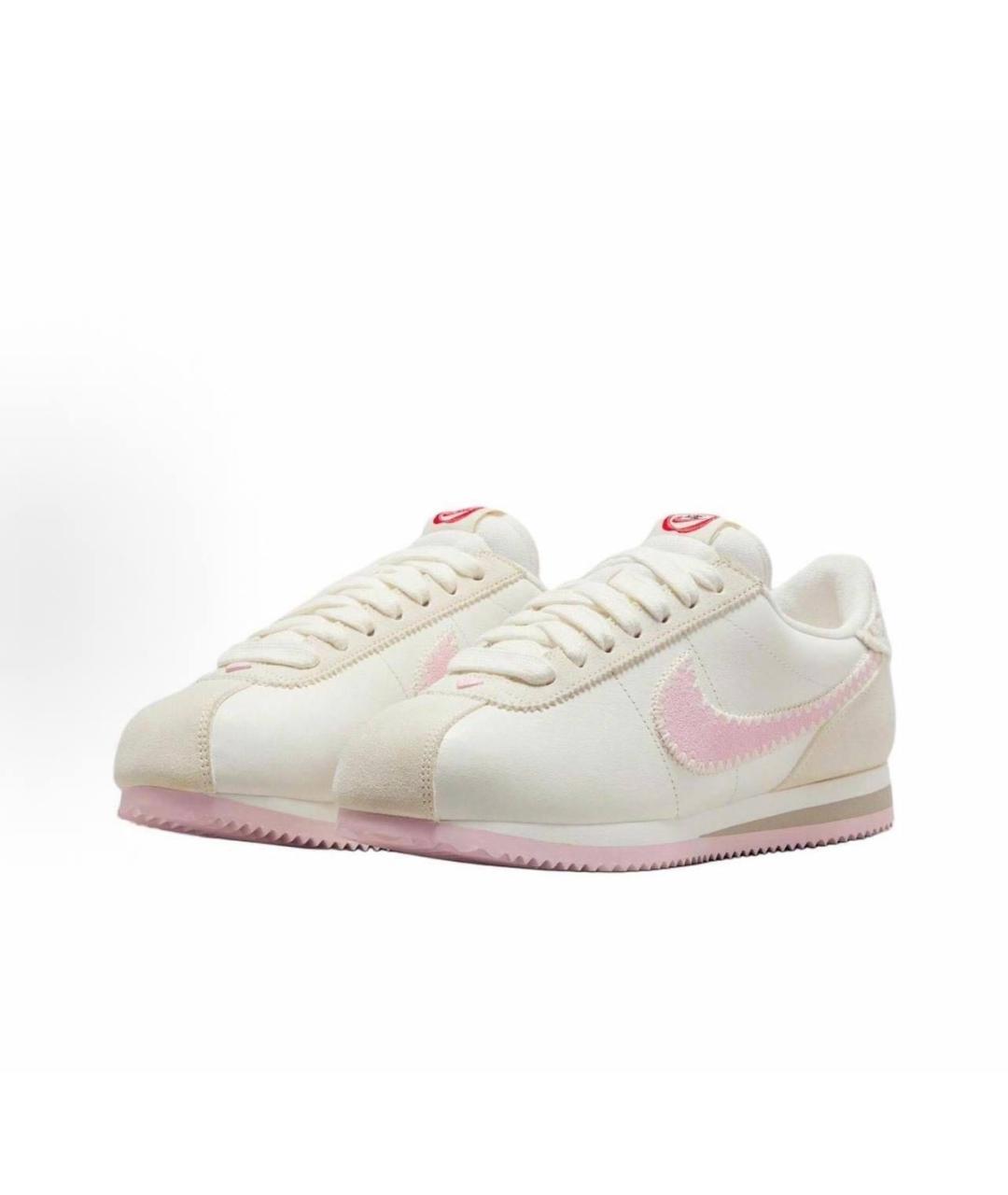 NIKE Бежевые замшевые кроссовки, фото 2