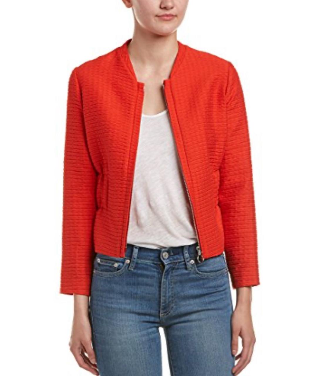 MAJE Красный вискозный жакет/пиджак, фото 8