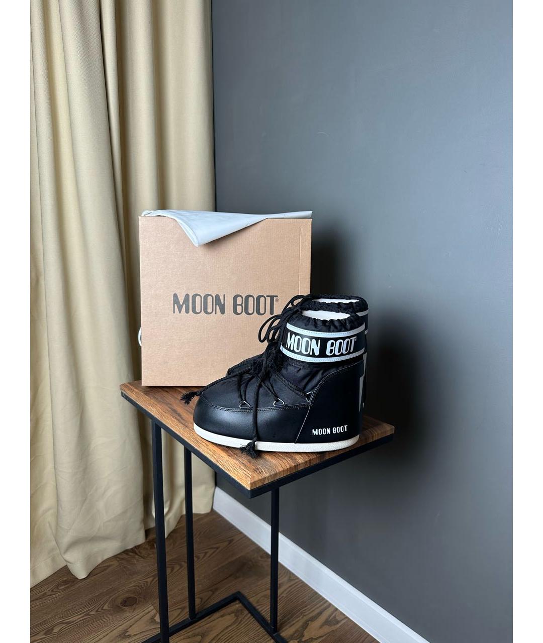 MOON BOOT Черные ботинки, фото 2