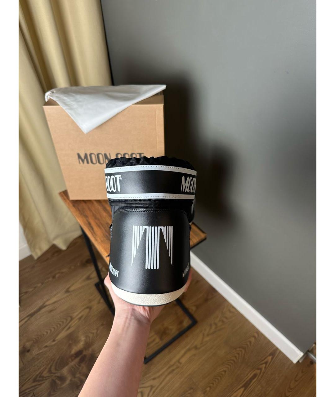 MOON BOOT Черные ботинки, фото 4