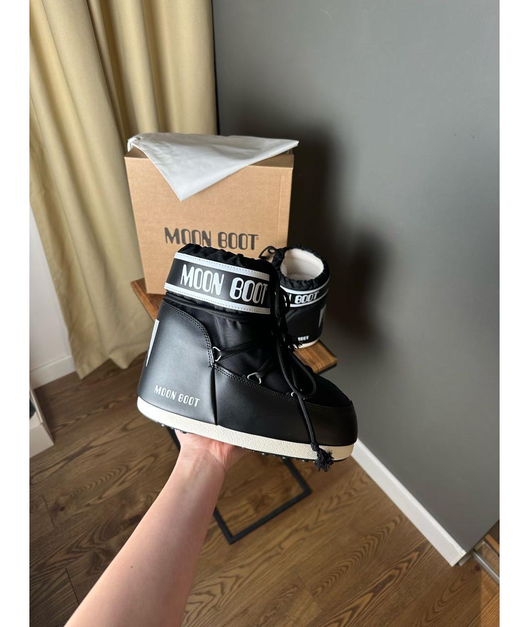 MOON BOOT Черные ботинки, фото 5