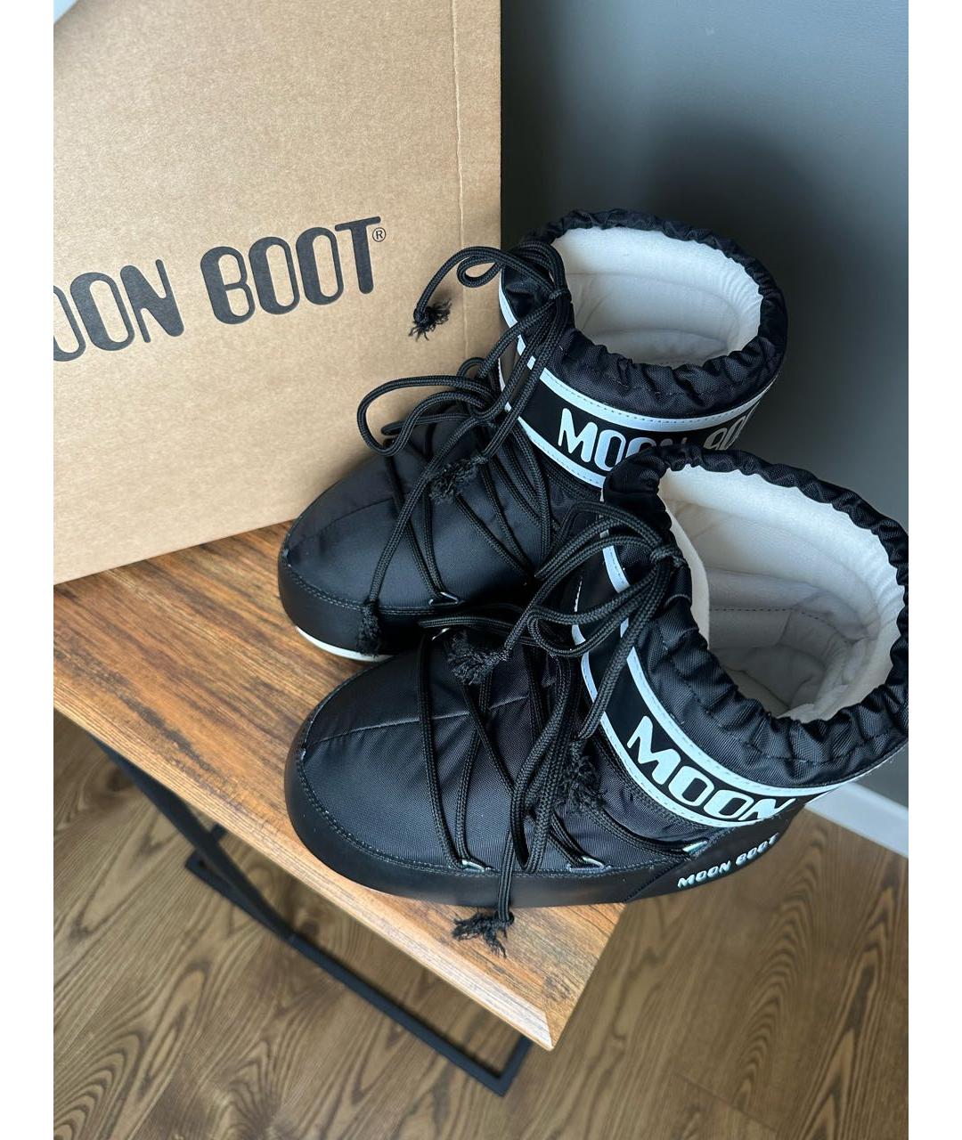 MOON BOOT Черные ботинки, фото 6