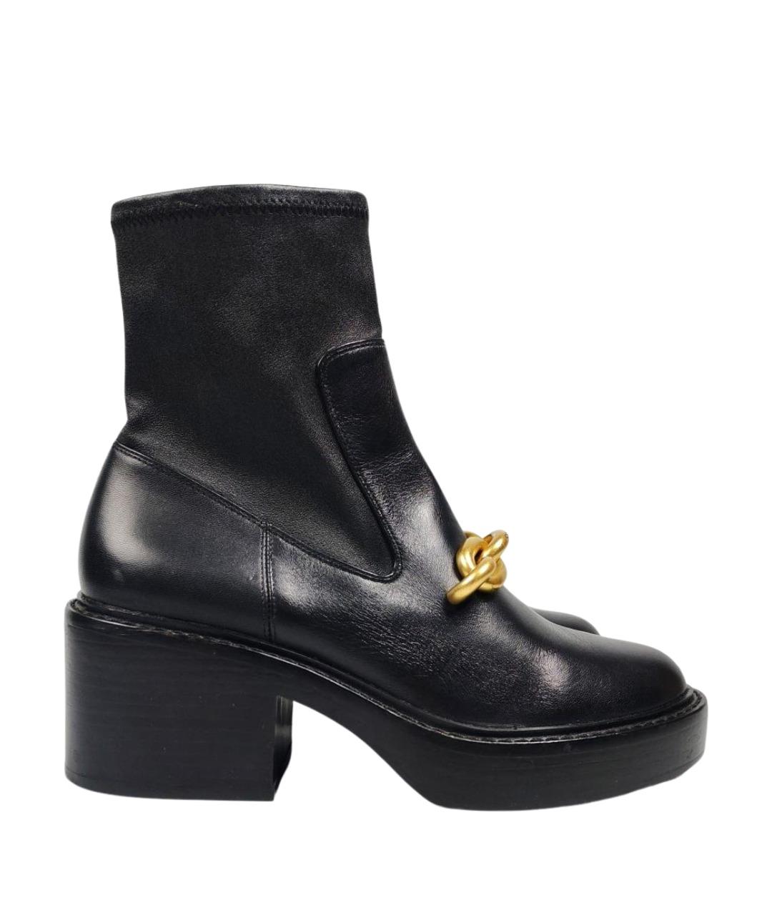 COACH Черные кожаные ботильоны, фото 1