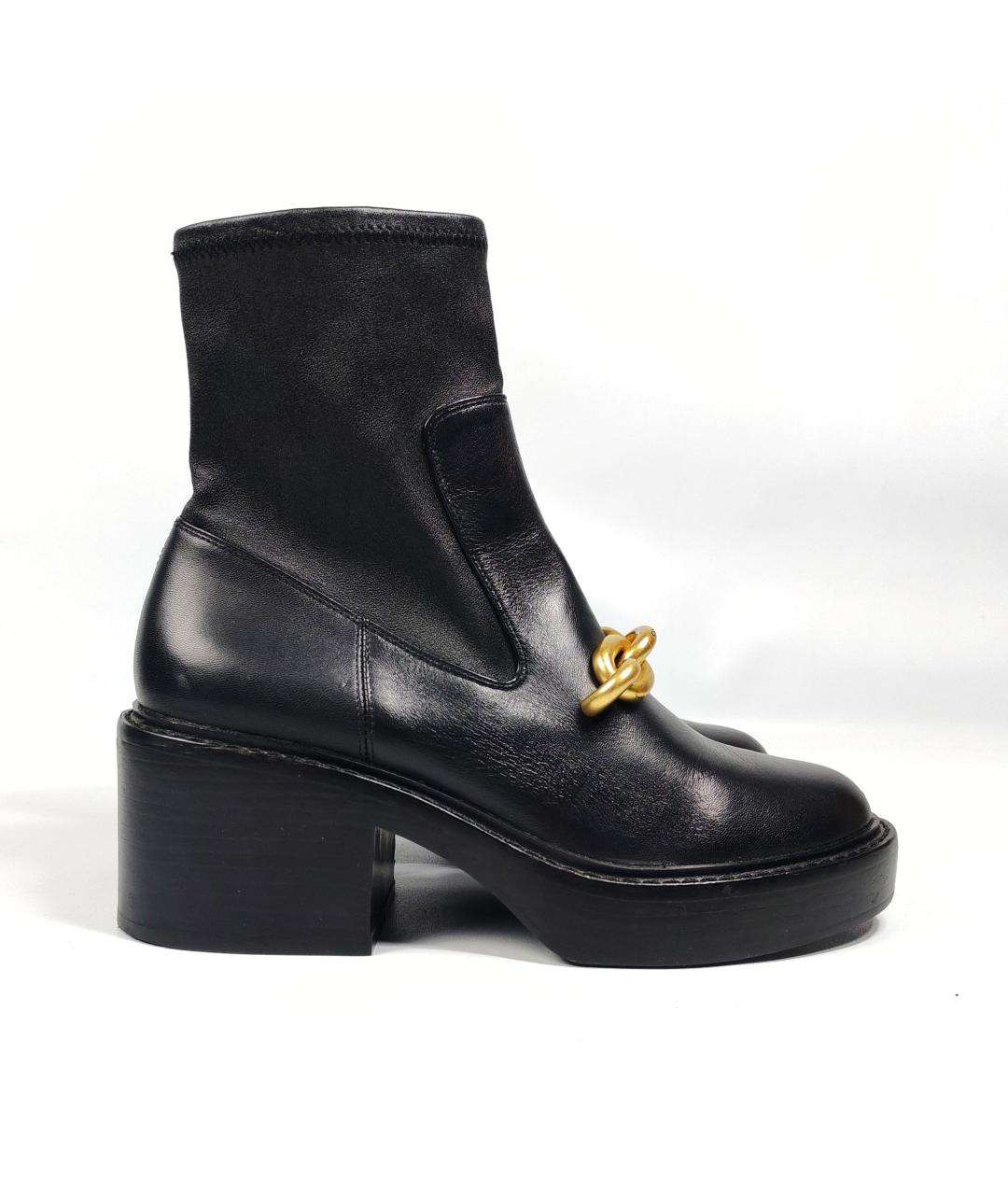 COACH Черные кожаные ботильоны, фото 9