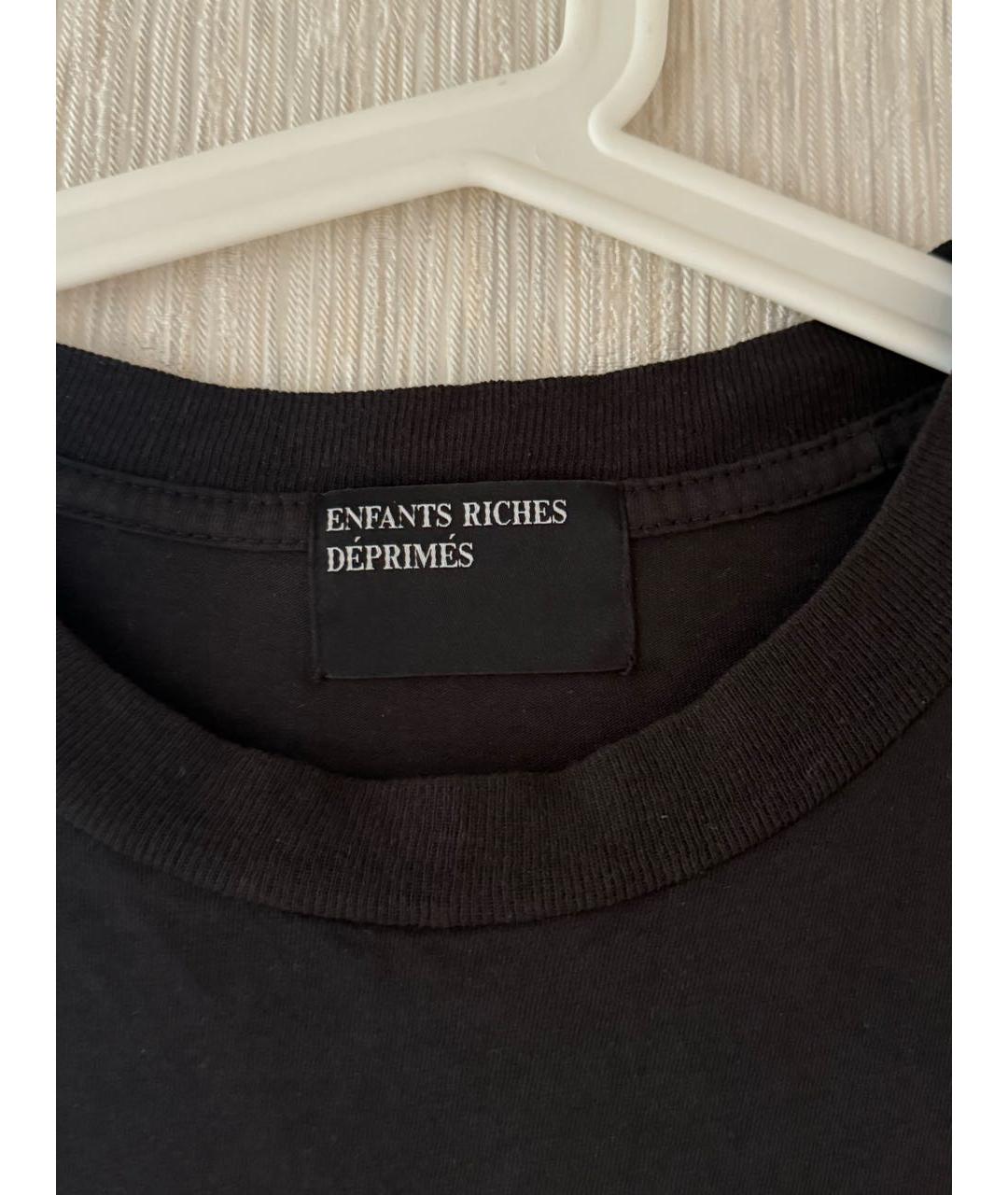 Enfants Riches Déprimés Черная хлопковая футболка, фото 3