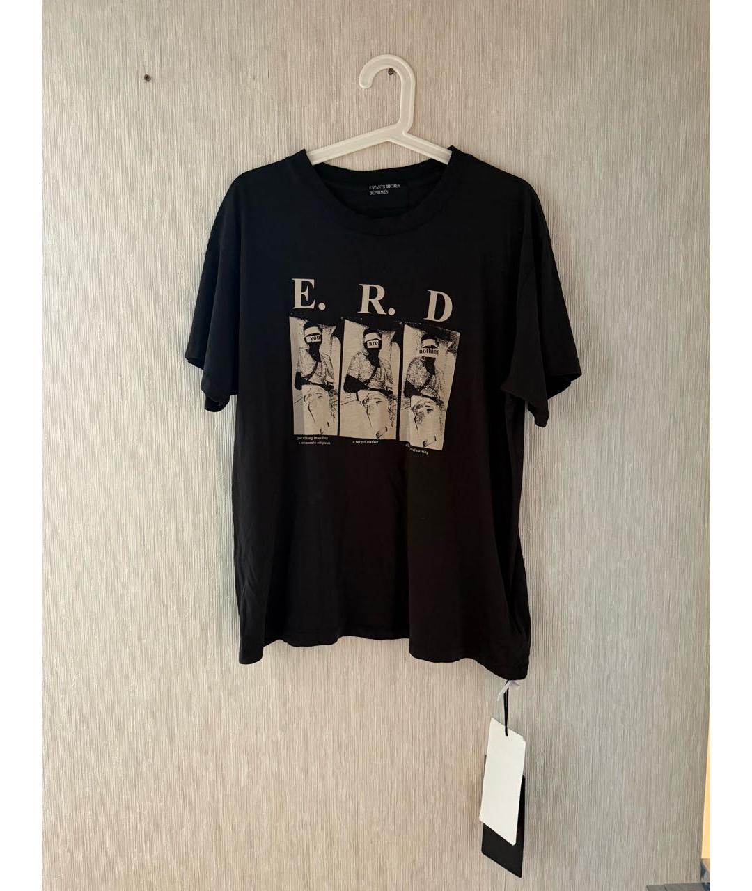Enfants Riches Déprimés Черная хлопковая футболка, фото 8