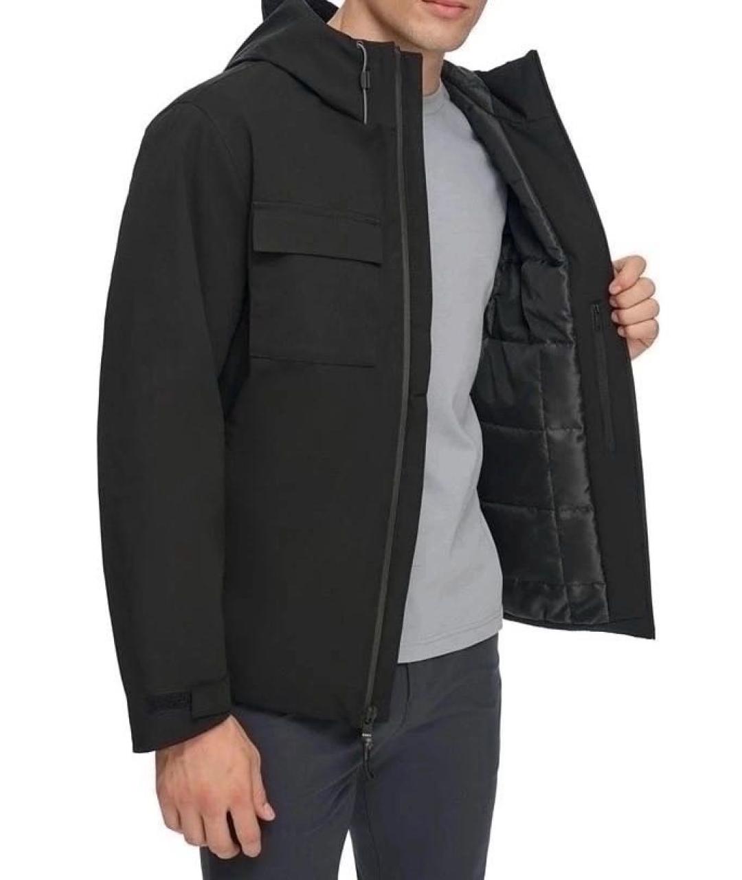 DKNY Черная полиамидовая куртка, фото 2