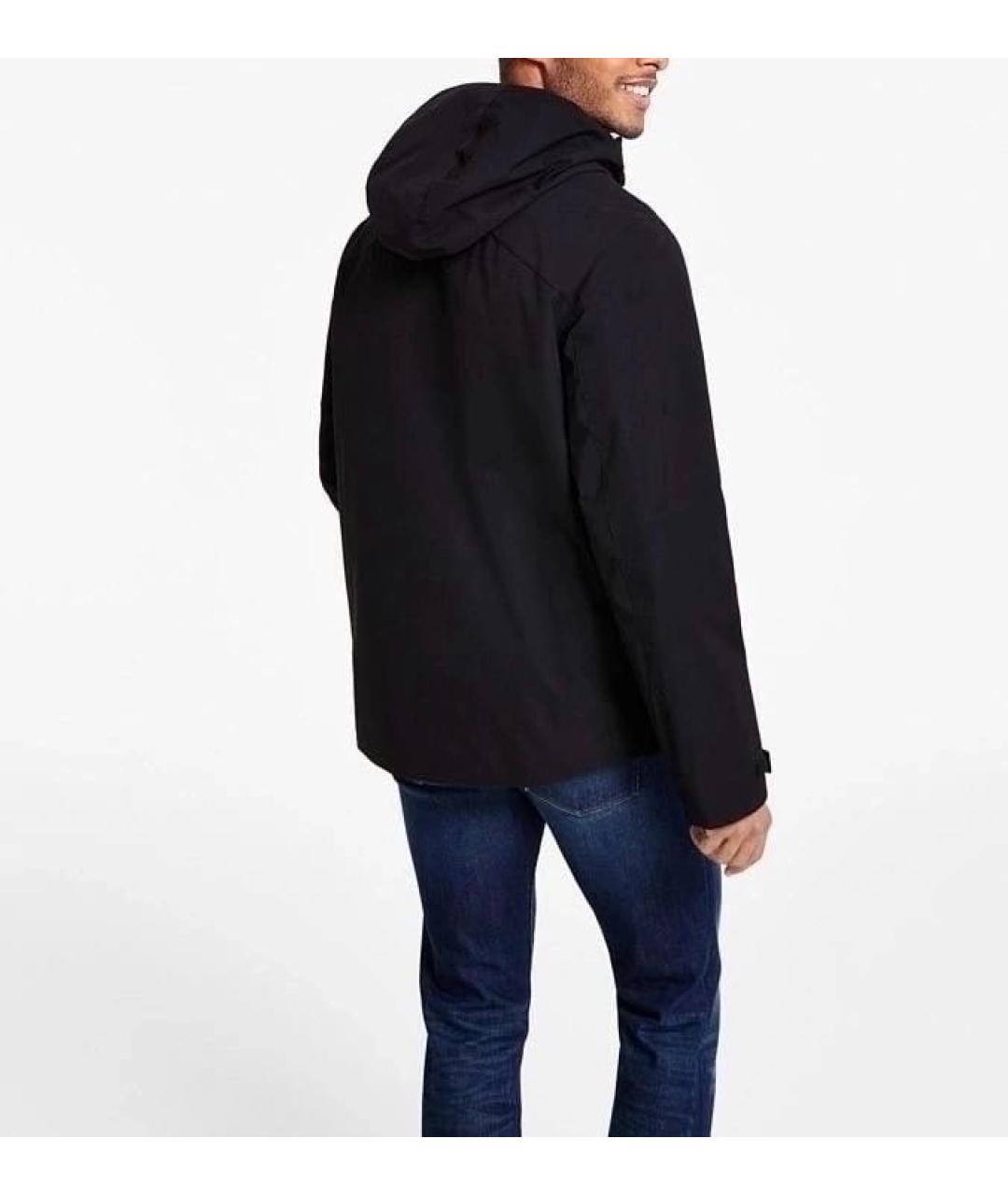 DKNY Черная полиамидовая куртка, фото 3