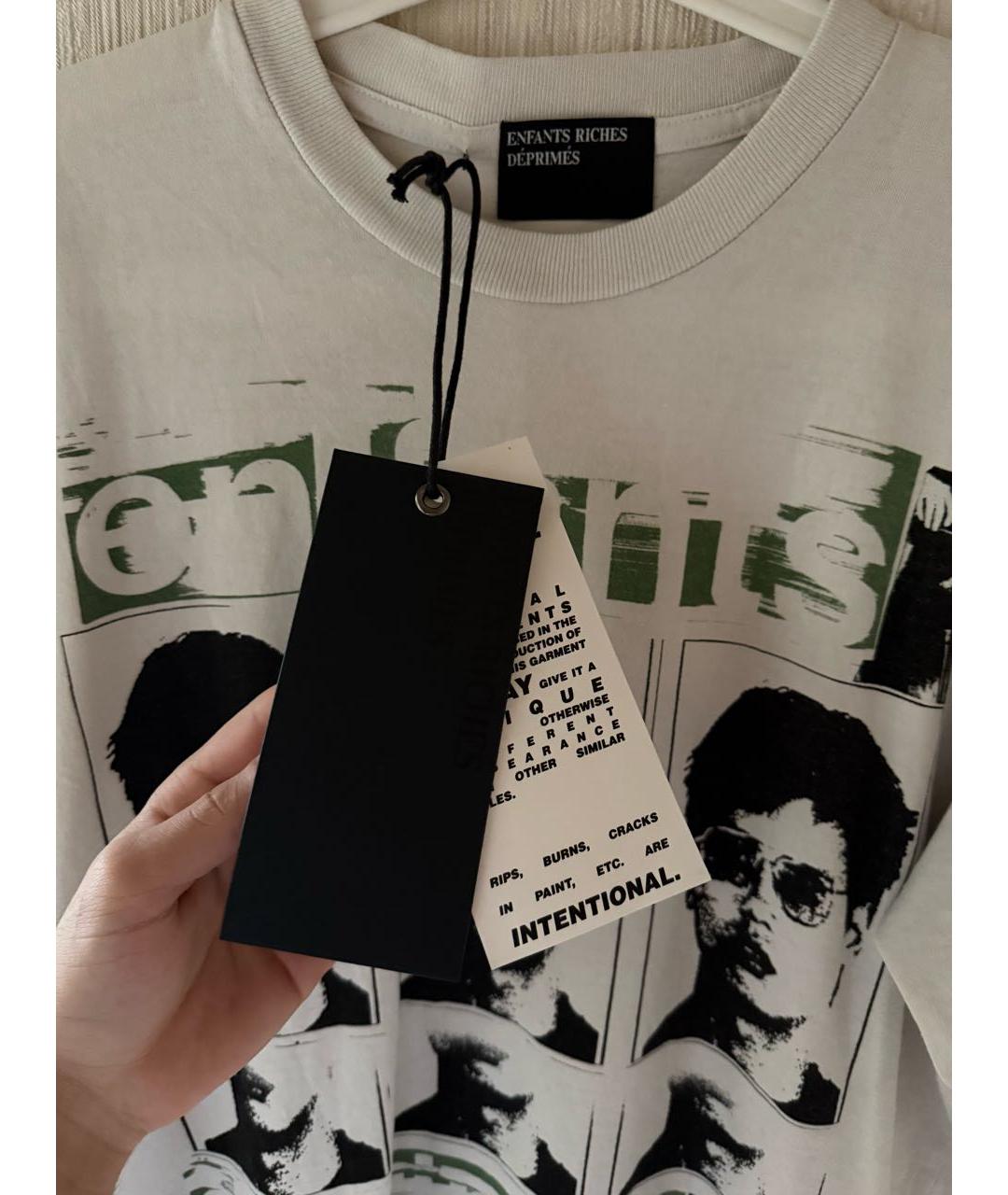 Enfants Riches Déprimés Белая хлопковая футболка, фото 4