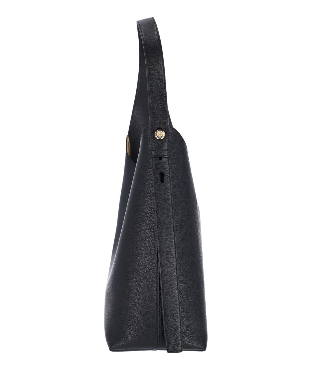 TORY BURCH Черная кожаная сумка через плечо, фото 5