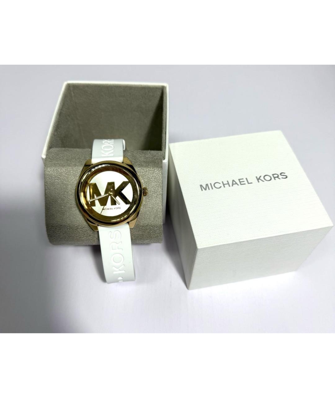 MICHAEL KORS Белые часы, фото 2