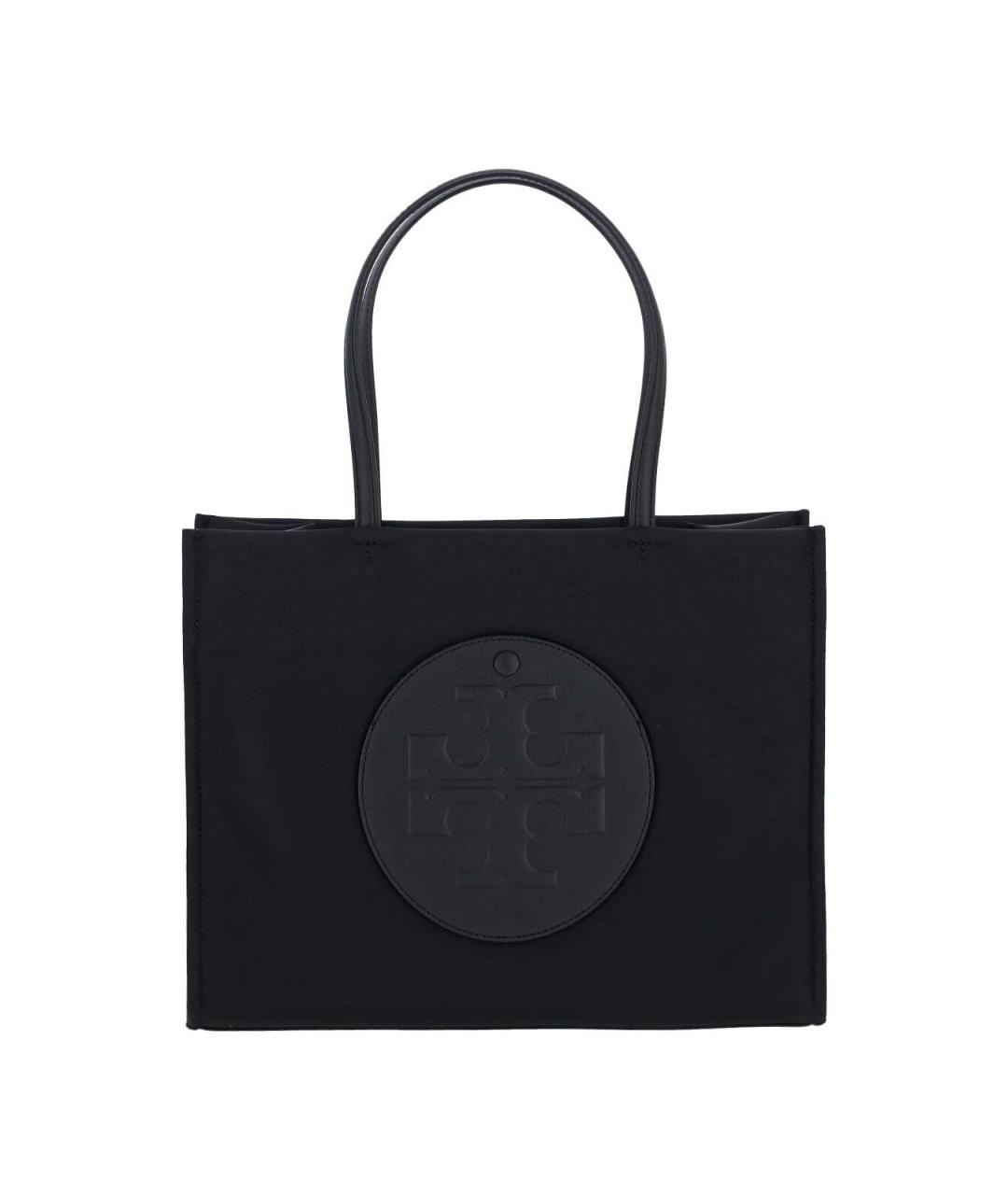 TORY BURCH Черная синтетическая сумка тоут, фото 1