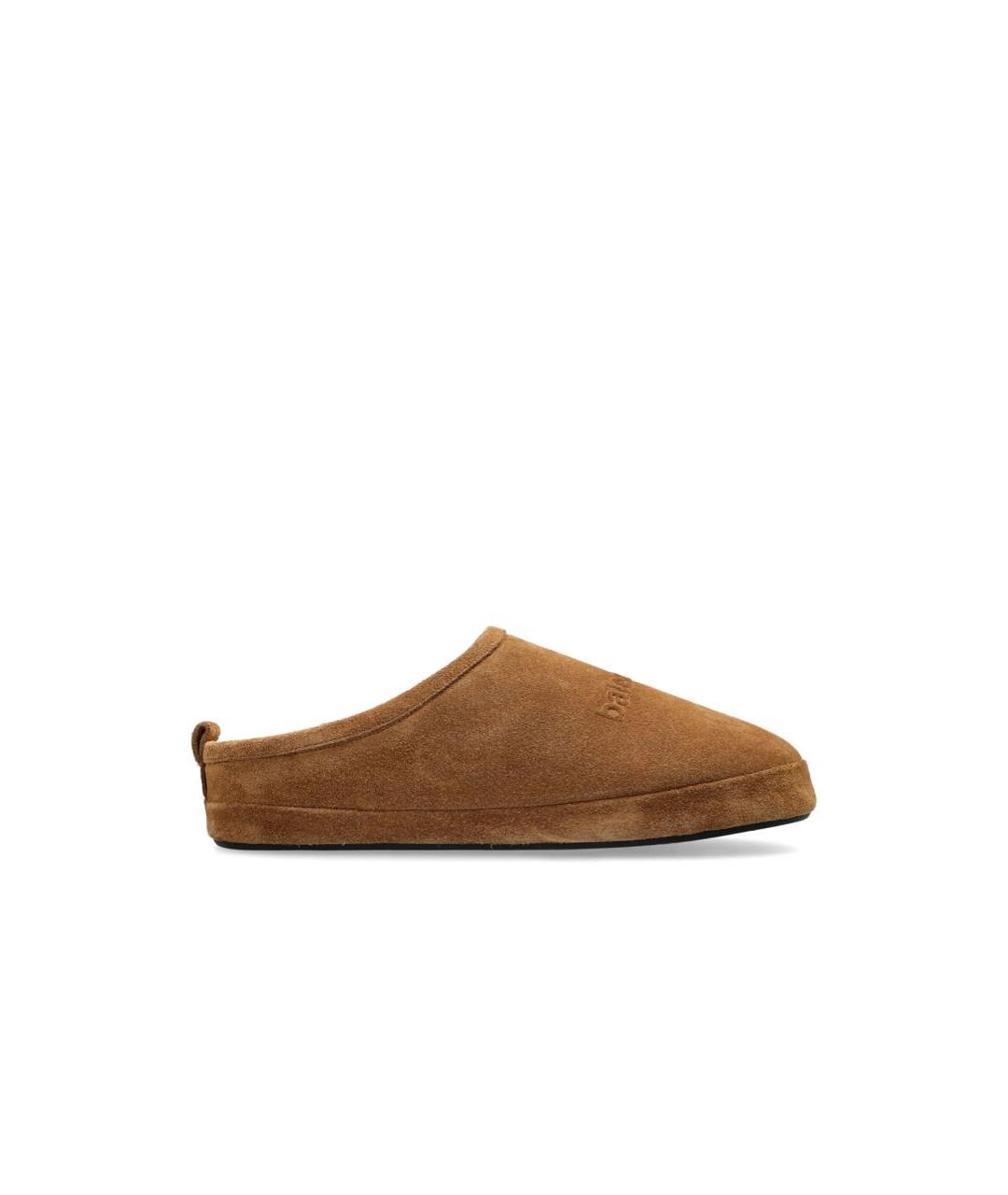 BALENCIAGA Коричневые замшевые ботинки, фото 4