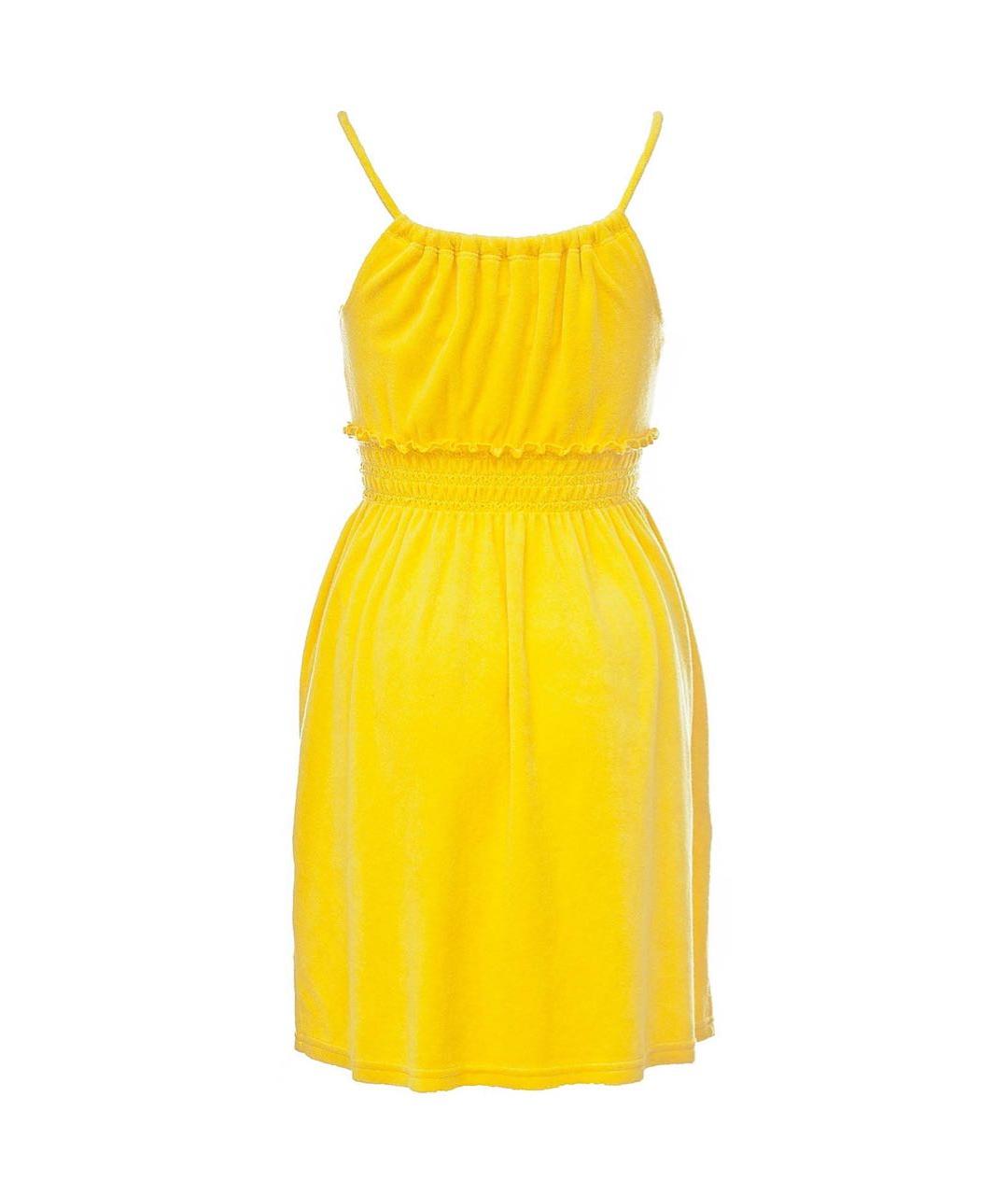 JUICY COUTURE Желтый хлопковый сарафан, фото 2