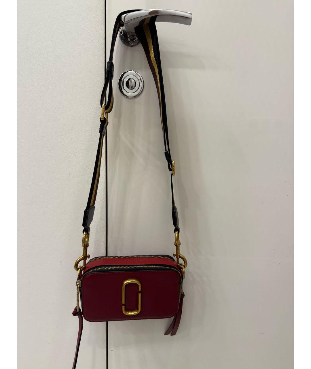 MARC JACOBS Бордовая кожаная сумка через плечо, фото 7