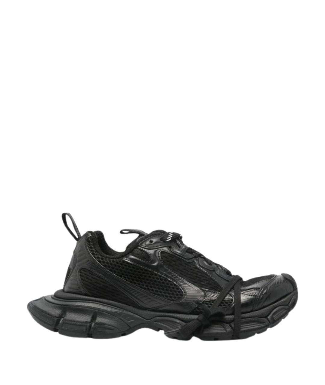 BALENCIAGA Черные текстильные кроссовки, фото 1