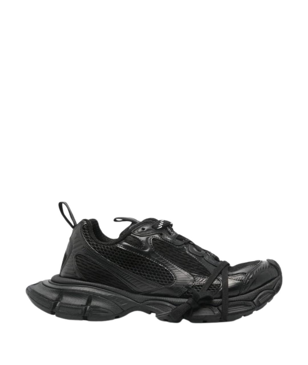 BALENCIAGA Черные текстильные кроссовки, фото 1