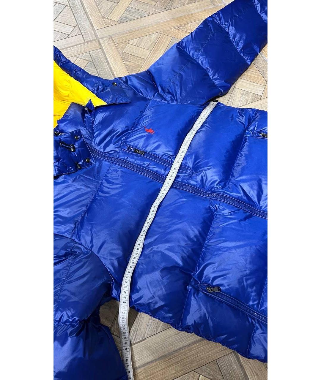 RALPH LAUREN Синяя полиамидовая куртка, фото 4