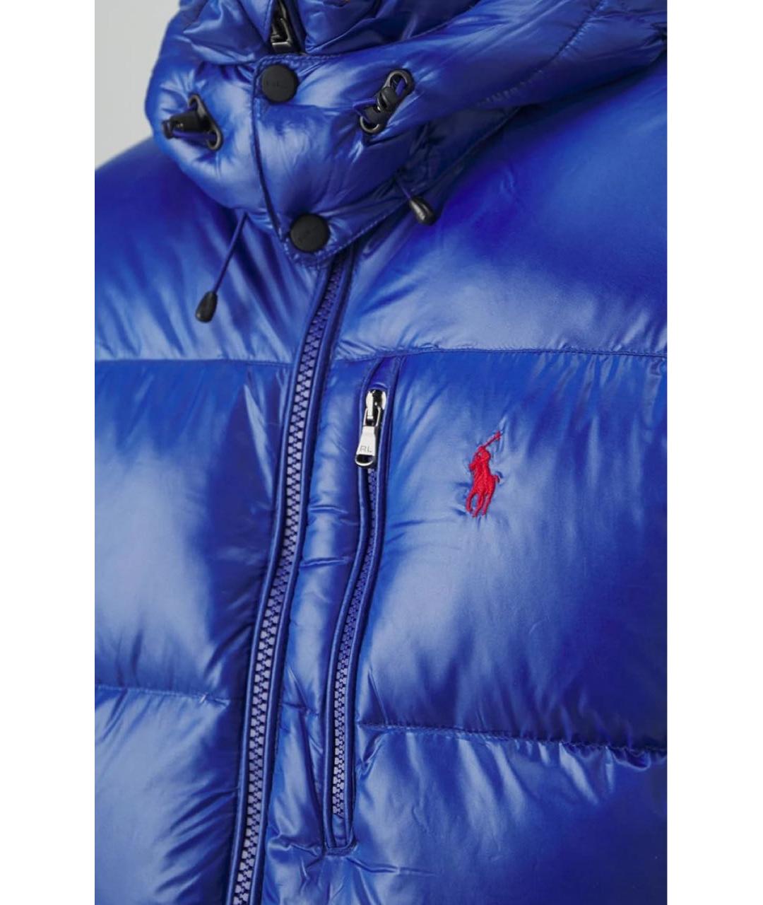 RALPH LAUREN Синяя полиамидовая куртка, фото 3