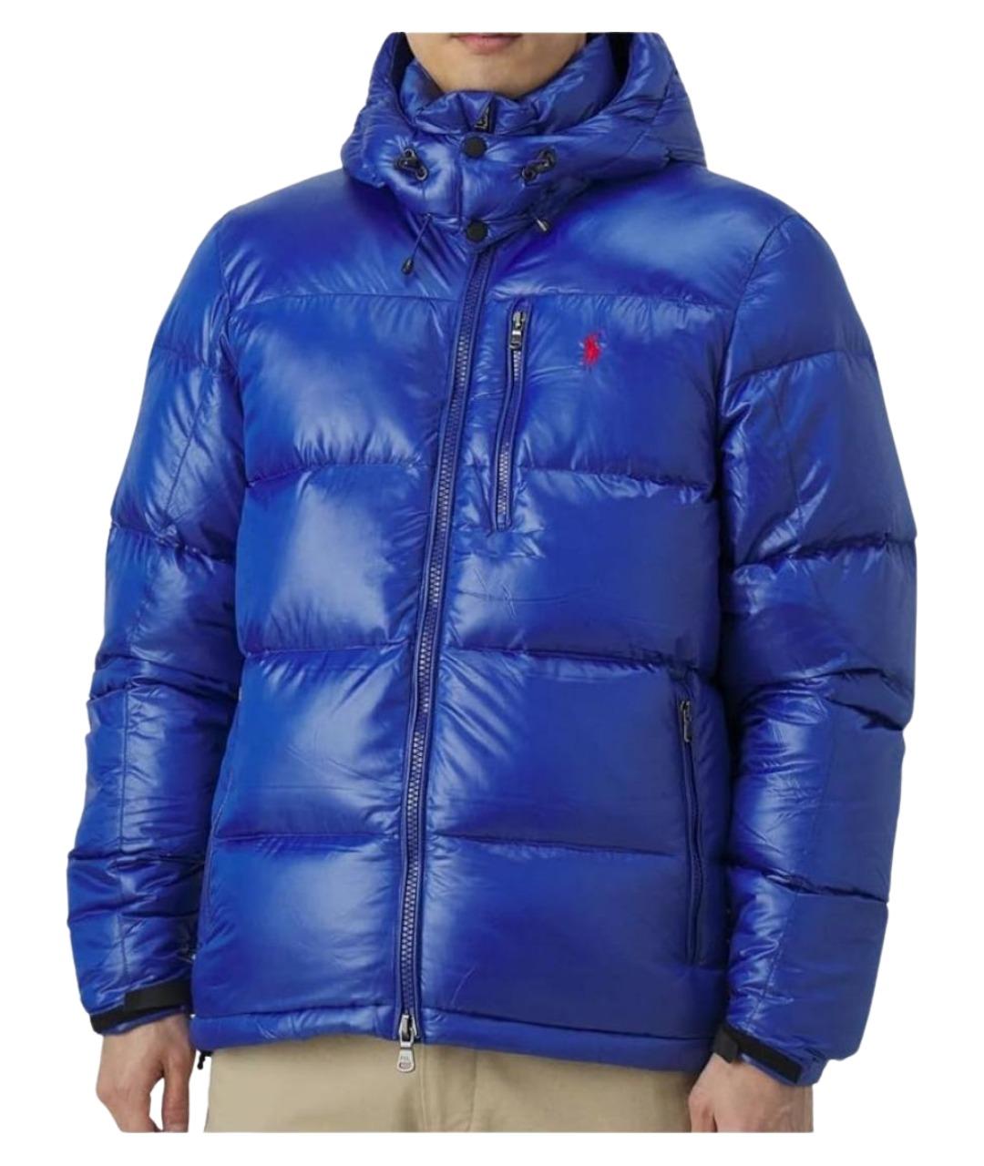 RALPH LAUREN Синяя полиамидовая куртка, фото 6
