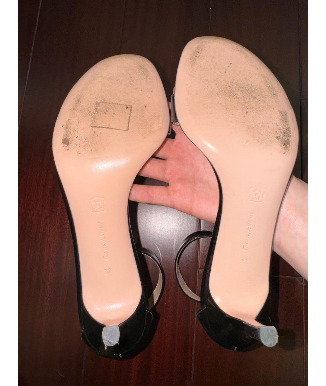 GIANVITO ROSSI Черные туфли из лакированной кожи, фото 5