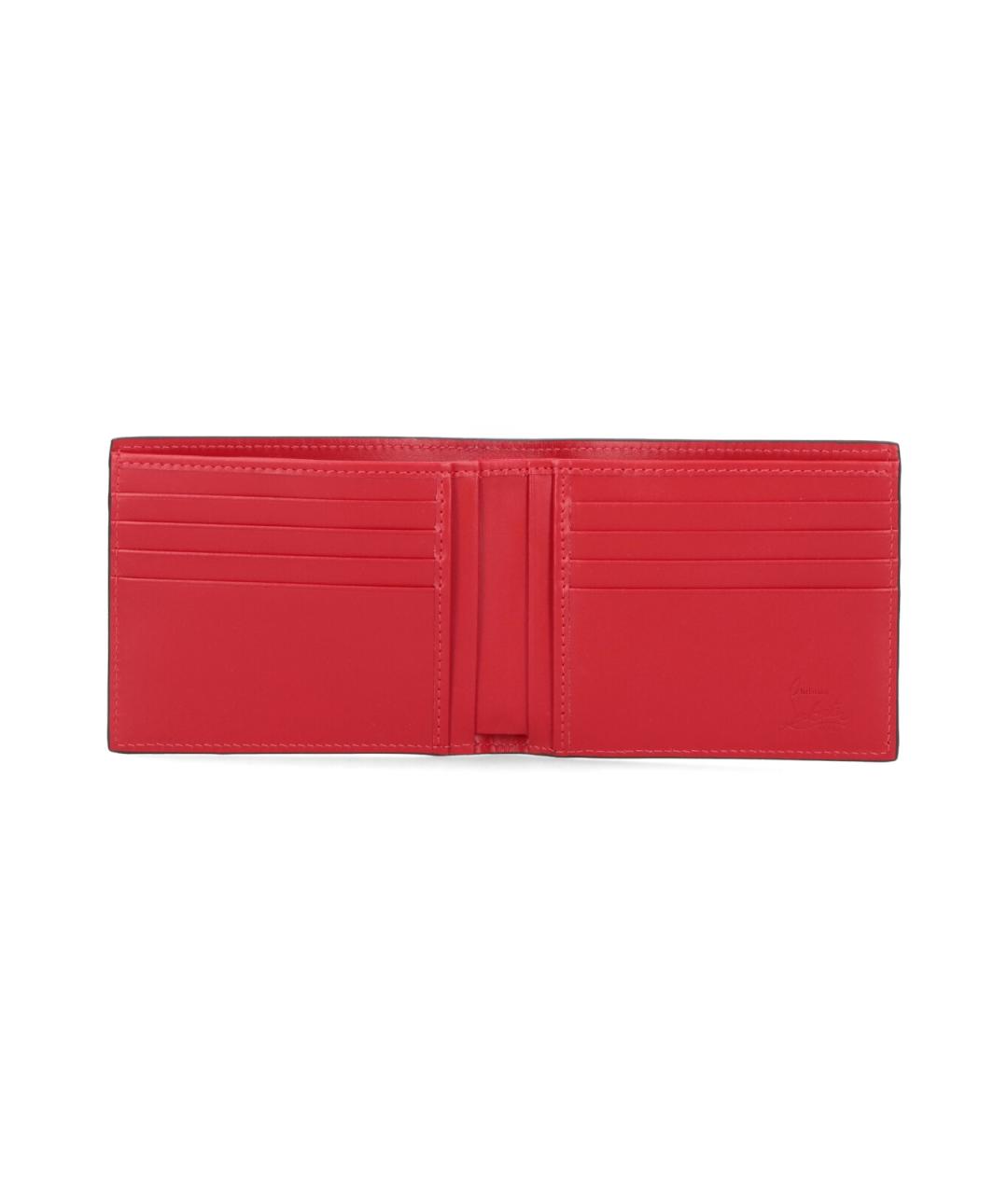 CHRISTIAN LOUBOUTIN Коричневый кожаный кошелек, фото 2